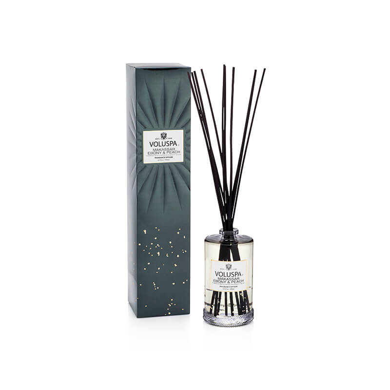 Makassar Ebony & Peach Híbýlailmur