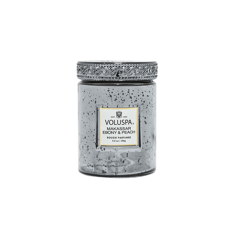 Makassar Ebony & Peach Small Jar