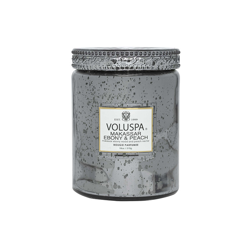 Makassar Ebony & Peach Large Jar